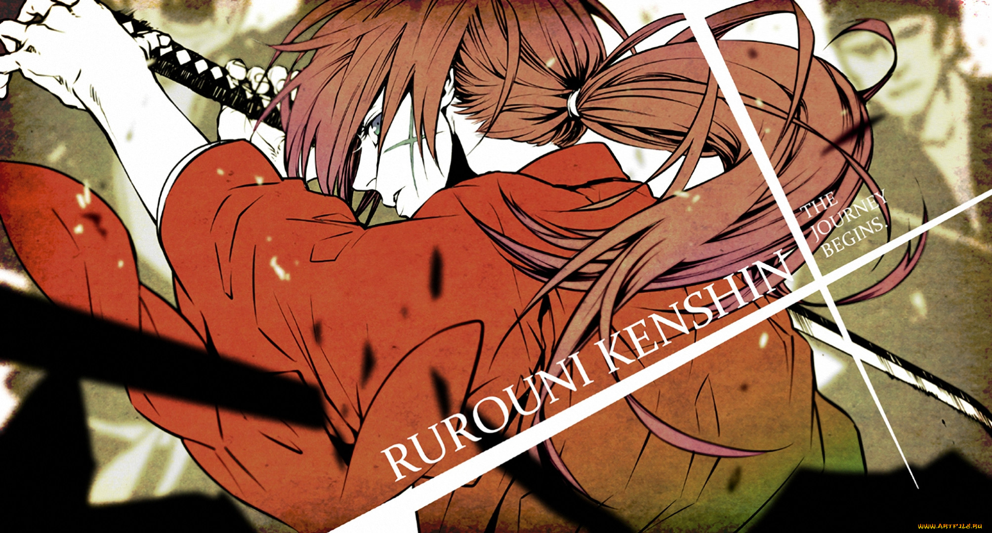 Обои Аниме Rurouni Kenshin, обои для рабочего стола, фотографии аниме,  rurouni kenshin, himura, мужчина, меч, самурай, kenshin Обои для рабочего  стола, скачать обои картинки заставки на рабочий стол.